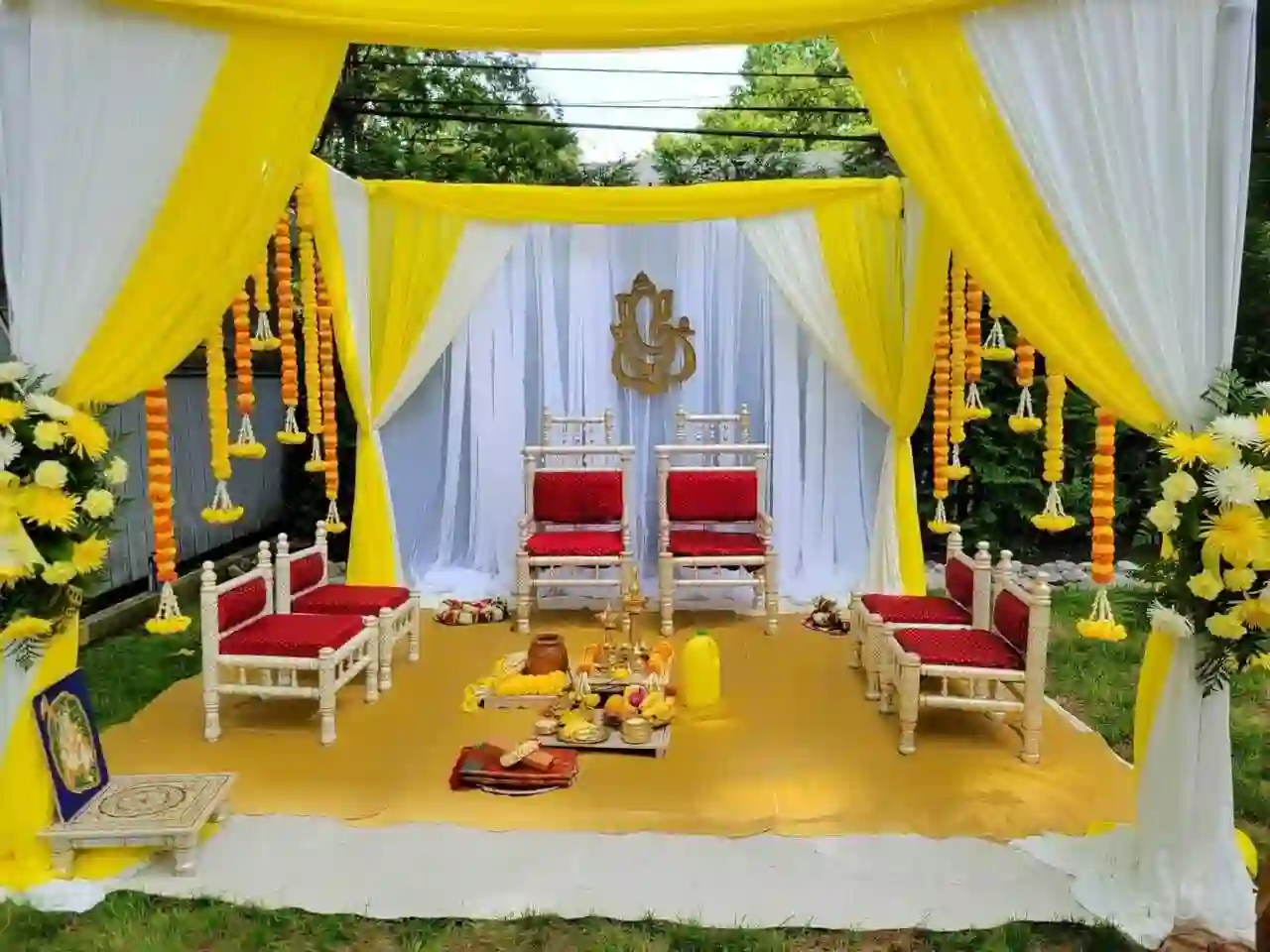 Sunshine Bliss Yellow Mandap